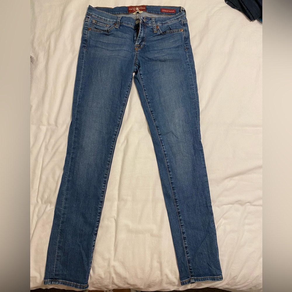 Lucky brand size 28 skinny jeans